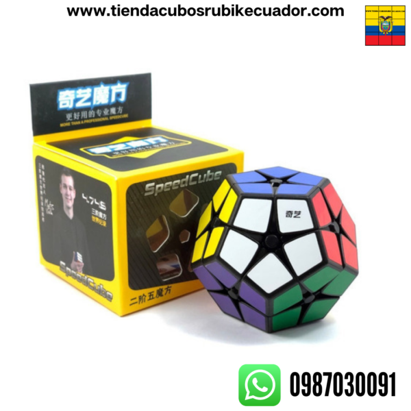 Megaminx 2x2 Qiyi Black