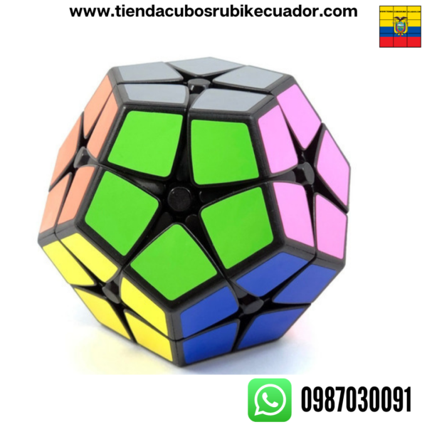 Megaminx 2x2 Qiyi Black - Imagen 3