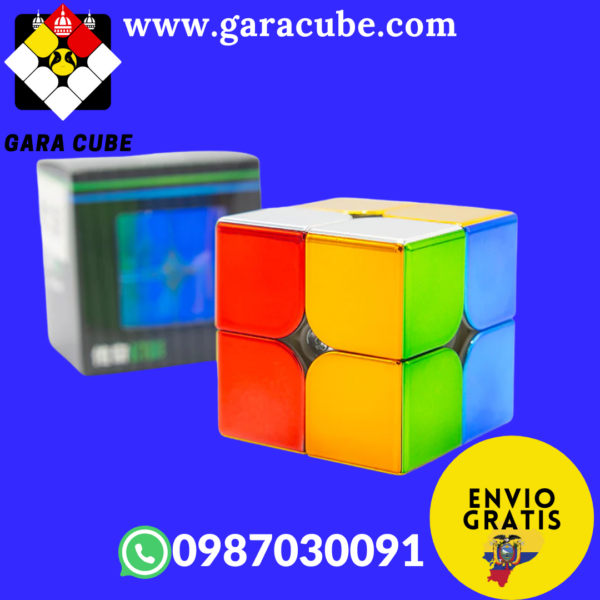 Cubo 2x2 Metálico Magnetico Shengso