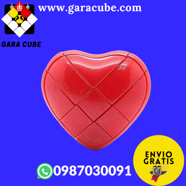 Cubo Rubik 3x3 Corazón Yj