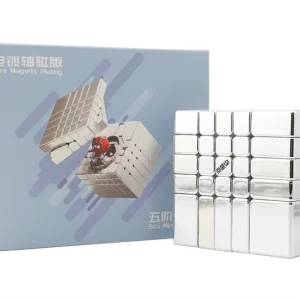 🧩 Cubo Espejo 5x5 Plateado Magnético – DianSheng Galaxy: Reto y elegancia en un solo cubo
