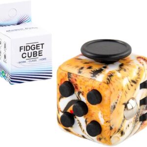 Cubo antiestrés de descompresión tiger pattern UV