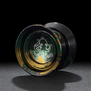 Yoyo Beboo A2 Profesional Fire Octopus Black Gold Green