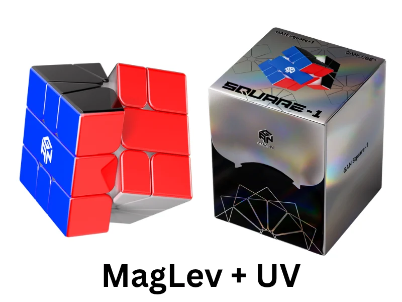 Square-1 Gan UV Magnetico Black